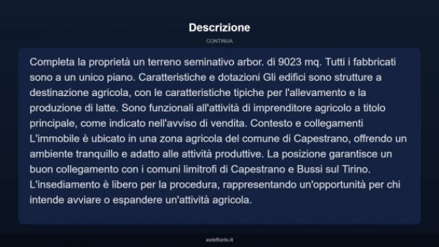 Immobile in asta di 10438 m² in vendita a Capestrano - Foto 5