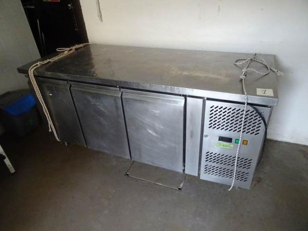 Banco frigo inox 3 porte Forcar testato funzionante
