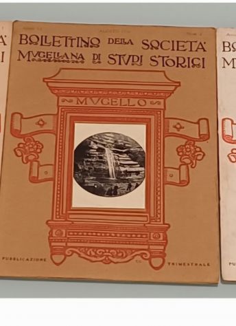 Tre numeri del "Bollettino della Società Mugellana di Studi Storici", 1923-30. - Foto 4