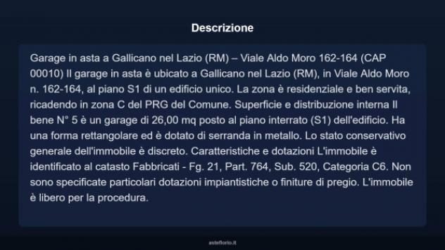 Immobile in asta di 23 m² in vendita a Gallicano nel Lazio - Foto 5