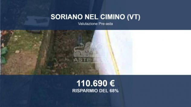 Immobile in asta di 214 m² con più di 5 locali e box auto in vendita a Soriano nel Cimino
