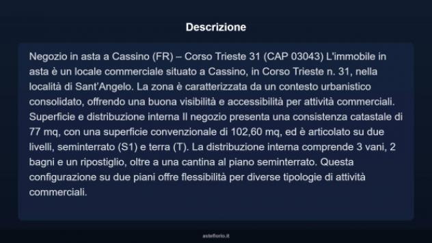 Immobile in asta di 77 m² in vendita a Cassino - Foto 5