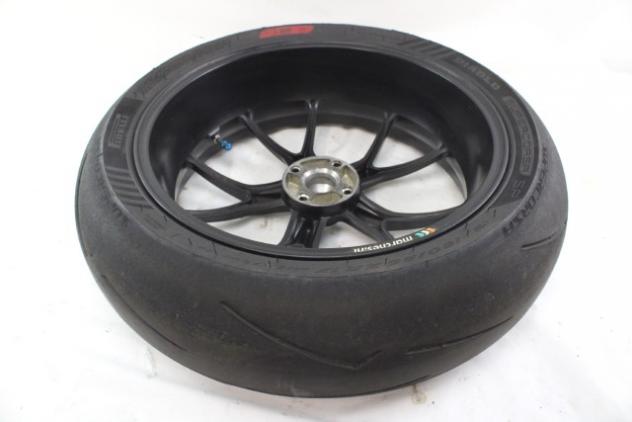 DUCATI 848 50221341A CERCHIO POSTERIORE 17X5.50 07 - 13 REAR WHEEL PICCOLI GRAFFI - Foto 9