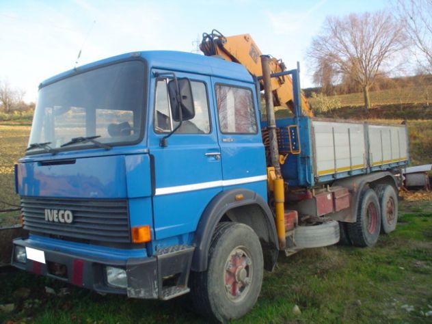 Fiat OM 190-35 Rib. Tril. + Gru 80 Q.li