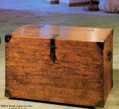 Baule arte povera cod 10400