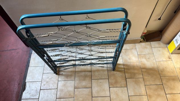 Letto pieghevole 1 piazza in metallo – compatto, pratico, perfetto per ospiti - Foto 7