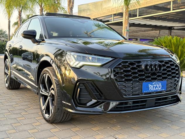 AUDI Q3 35TDI 150CV S-LINE EXCLUSIVE TETTO APRIBILE MATRIX IDENTITY BLACK