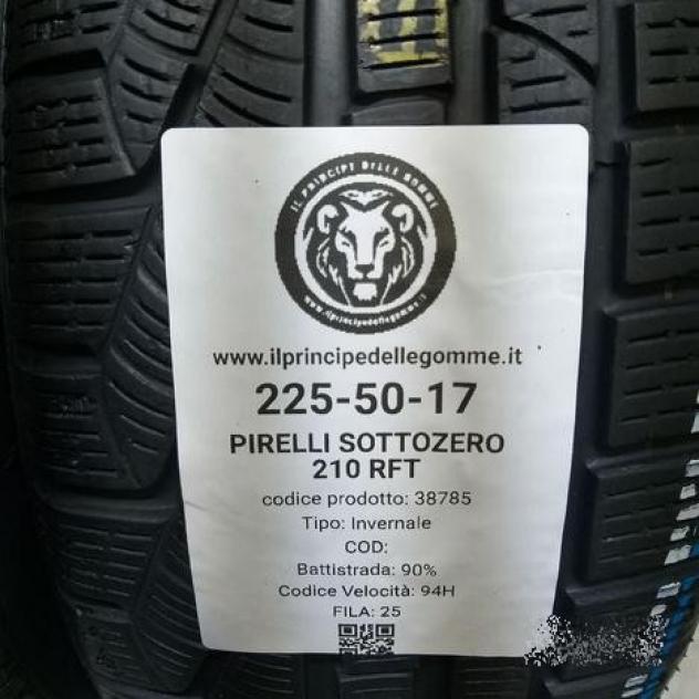 2 gomme 225 50 17 pirelli a38785 - Foto 2