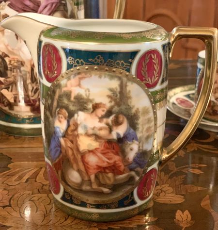 SERVIZIO CAFFE' DA ESPOSIZIONE IN PORCELLANA CECOSLOVACCA - Foto 3