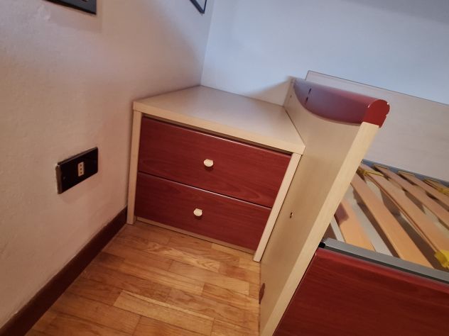 letto singolo con 2 comodini - Foto 3