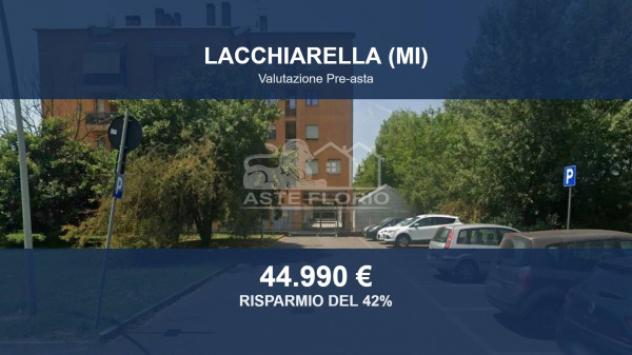 Immobile in asta di 99 m², box auto in vendita a Lacchiarella