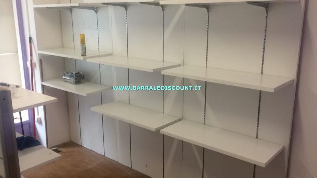ARREDO BIANCO VENATO 3467 – Parete modulare usata per negozio - Foto 3