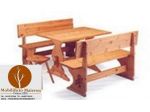 Set Roma Completi Panche Tavoli Bar Ristorante Pub color miele cm180