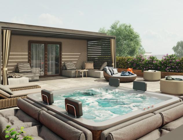 CINQUALE, vendesi in esclusiva di vendita 2 villette indipendenti e affiancate di nuova costruzione (bioedilizia) con giardino, terrazza e solarium: s - Foto 13