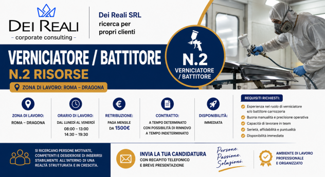 VERNICIATORE / BATTITORE – ROMA (DRAGONA)