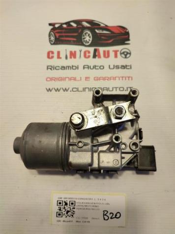 MOTORINO TERGICRISTALLO VOLKSWAGEN Polo 5° Serie 6R1955119 0390241551 CAYB diesel 1598 (0917) - Foto 2
