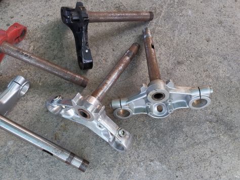 Piastra base sterzo steering plate Cagiva elefant 2 34774 Marzocchi moto 3958 - Foto 4