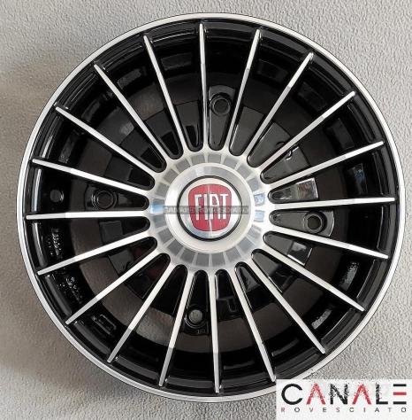 Cerchi grifo nero4,5x 12 4x190 fiat 500 l f r - Foto 8