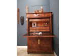 SECRETAIRE RIBALTA RADICA NOCE ORIGINALE EPOCA VENEZIA 1870 PERFETTO RESTAURATO