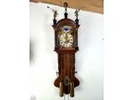 176392 Antico orologio a pendolo olandese con lunario