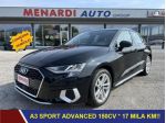 Audi A3 SPB 35 TFSI 150CV Sport Advanced 17 MILA KM!!