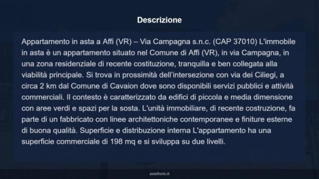 Immobile in asta di 198 m², box auto doppio in vendita a Affi - Foto 12
