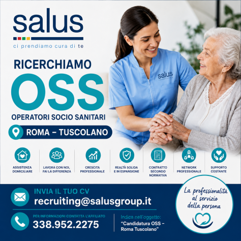 OPERATORI SOCIO SANITARI URGENTE