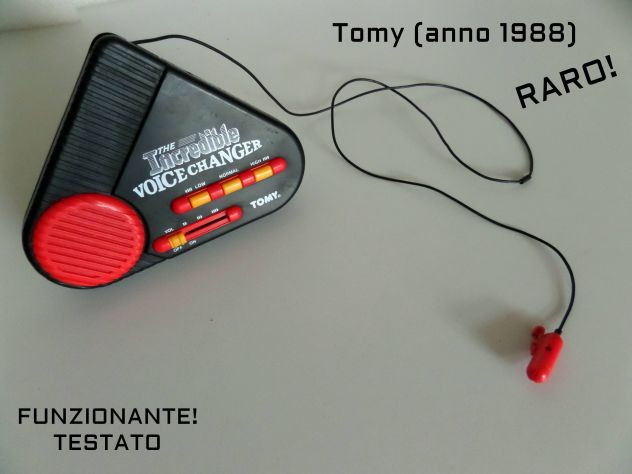 The incredible voicechanger TOMY ( giocattolo vintage) anno 1988, RARO