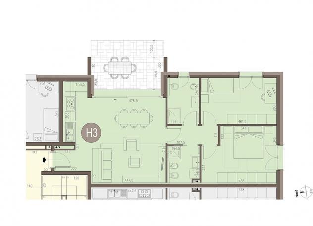 APPARTAMENTO 3 LOCALI, NUOVA COSTRUZIONE - Foto 19