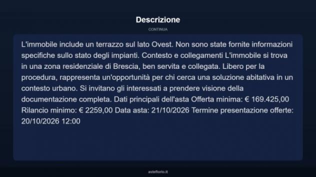 Immobile in asta di 68 m² in vendita a Brescia - Foto 4
