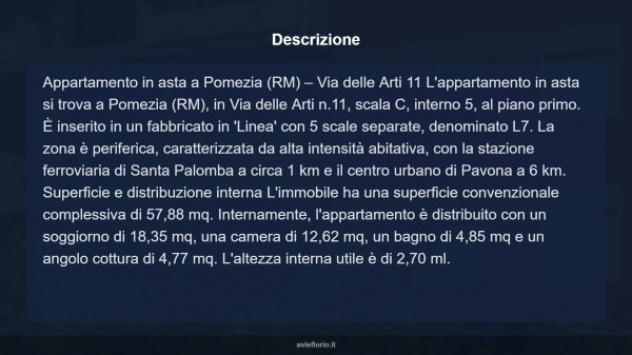 Immobile in asta di 57 m² in vendita a Pomezia - Foto 10