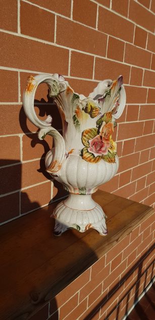 Caraffa Ceramica di Bassano d'epoca - Foto 3