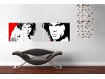 Quadro Jim Morrison dipinto a mano pop art