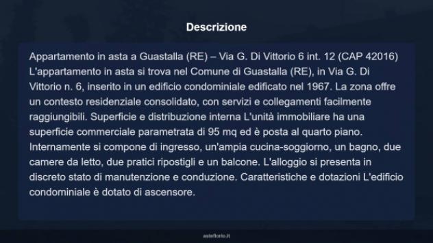 Immobile in asta di 95 m² con più di 5 locali in vendita a Guastalla - Foto 17