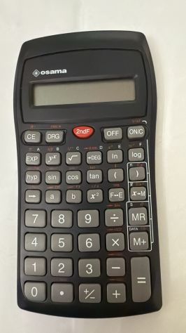 Calcolatrice Scientifica OSAMA - OS 134/10 Copertina Rigida Nera