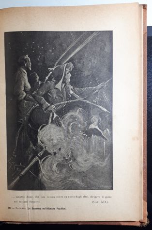 UN DRAMMA  SULL'OCEANO PACIFICO, E. SALGARI, BEMPORAD 1921. - Foto 6