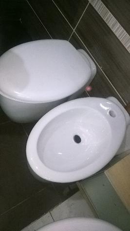 vaso bidet sanitari falerii ciottoli bianca ceram