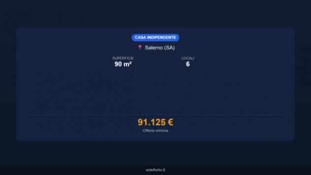 Immobile in asta di 90 m² con più di 5 locali in vendita a Salerno - Foto 14
