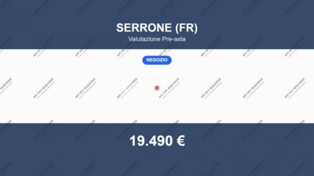 Immobile in asta di 34 m² in vendita a Serrone
