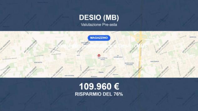 Immobile in asta di 446 m² in vendita a Desio