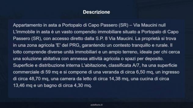 Immobile in asta di 59 m² in vendita a Portopalo di Capo Passero - Foto 6