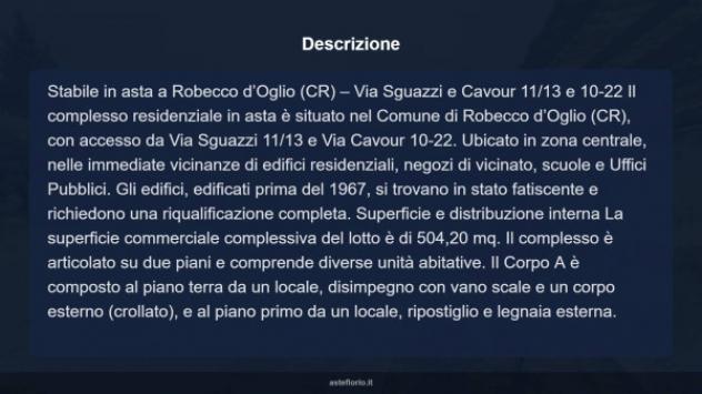 Immobile in asta di 504 m² in vendita a Robecco d'Oglio - Foto 4