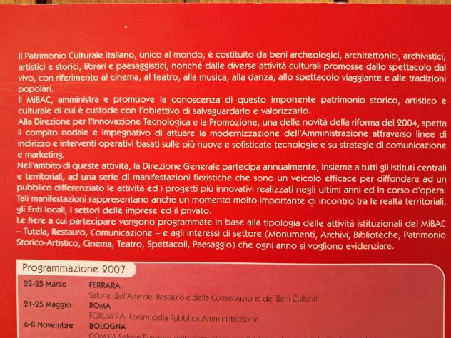 MiBAC - Il restauro in Italia e oltre i confini - Beni Culturali - 2007 - Arte - Foto 10