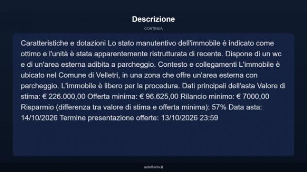 Immobile in asta di 113 m² in vendita a Velletri - Foto 8