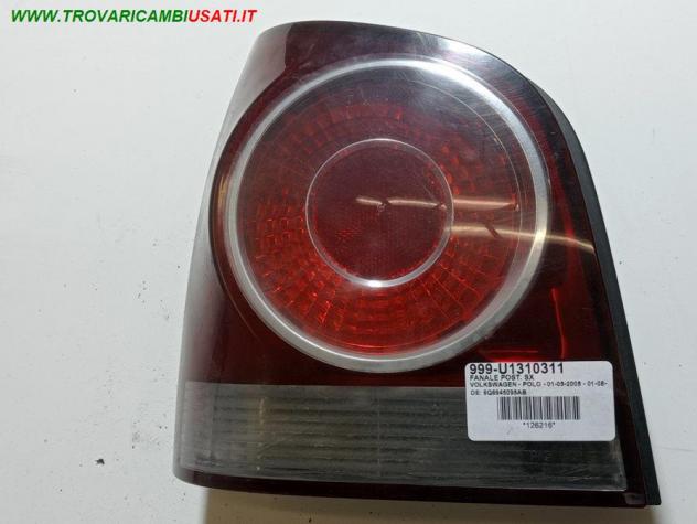 FANALE POST. SX 999-U1310311 Parti elettriche  Fanaleria  Fanali  Fanale post. sx. VOLKSWAGEN - POLO - 01-05-2005 - 01-08-2009