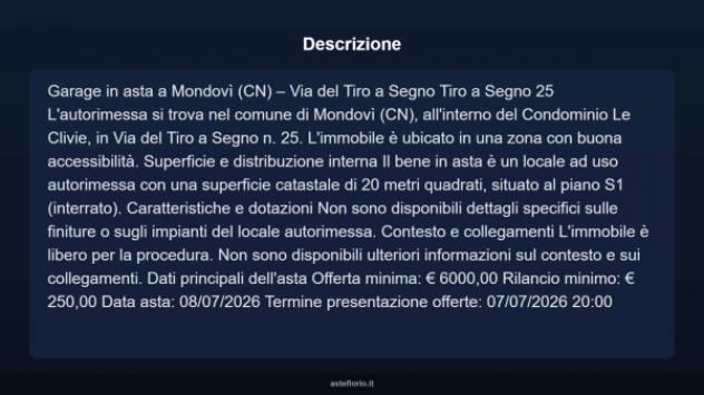 Immobile in asta di 20 m² in vendita a Mondovì - Foto 9