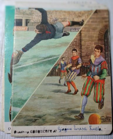 VECCHIE COPERTINE DI QUADERNI ANNI 60 DA RECUPERO - Foto 8