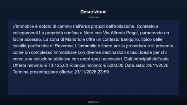 Immobile in asta di 213 m², box auto in vendita a Ravenna - Foto 11