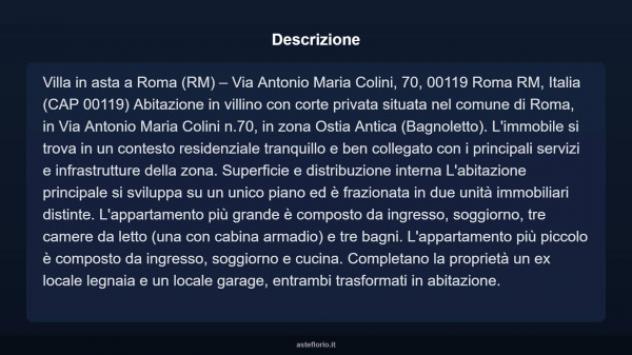 Immobile in asta di 149 m², box auto in vendita a Roma - Foto 3