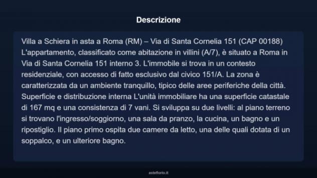 Immobile in asta di 167 m² con più di 5 locali in vendita a Roma - Foto 4
